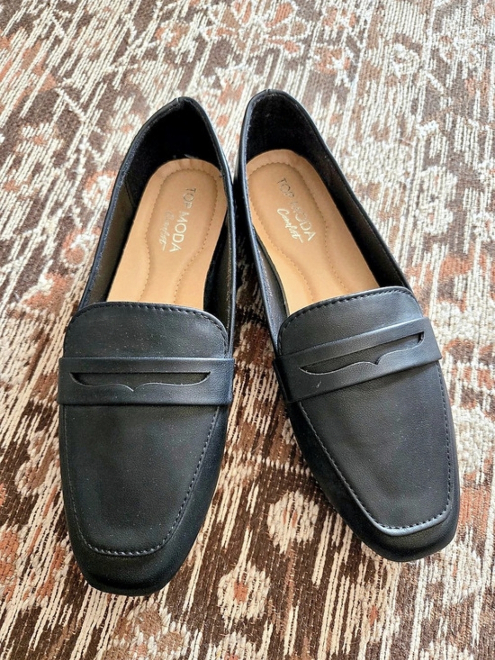 Top Moda Harriet Loafers Black US 6.5